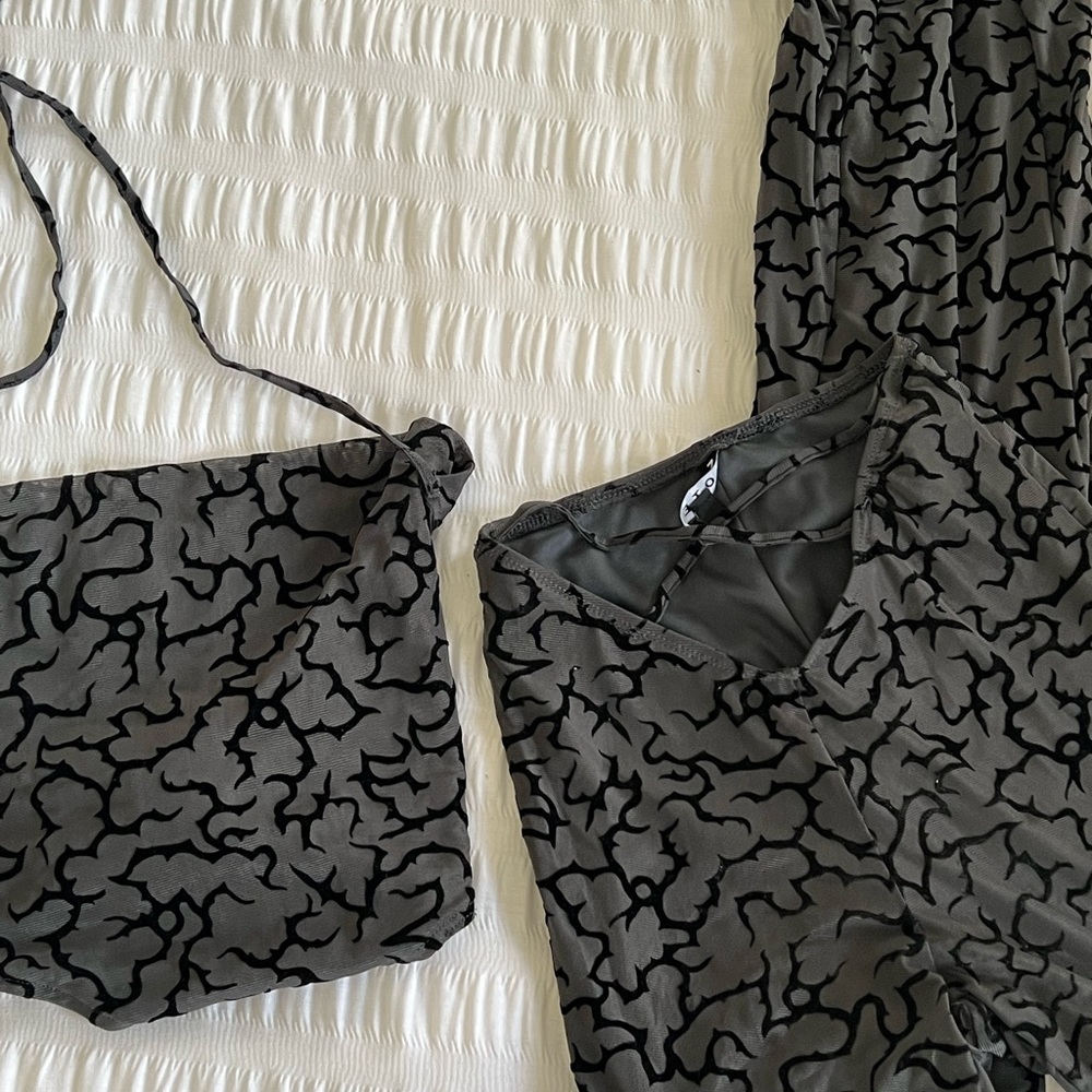 Cut out matching pant set
